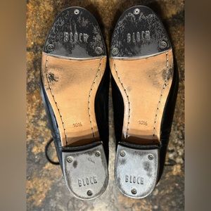 Jason Smith Bloch Tap Shoes Women’s 10-1/2 Black Leather